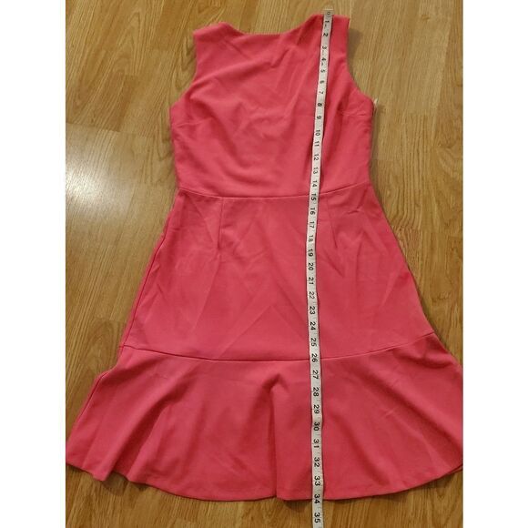 Love Ady Ruffle-Hem Fit & Flare Dress size Medium in Pink - NEW - Picture 7 of 11